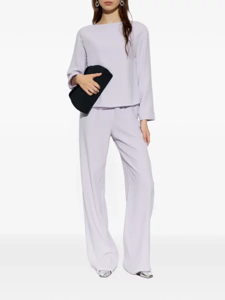 Lung bluză Emporio Armani violet