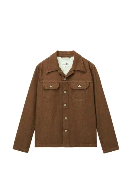 Geacă de blugi Mm6 Maison Margiela maro