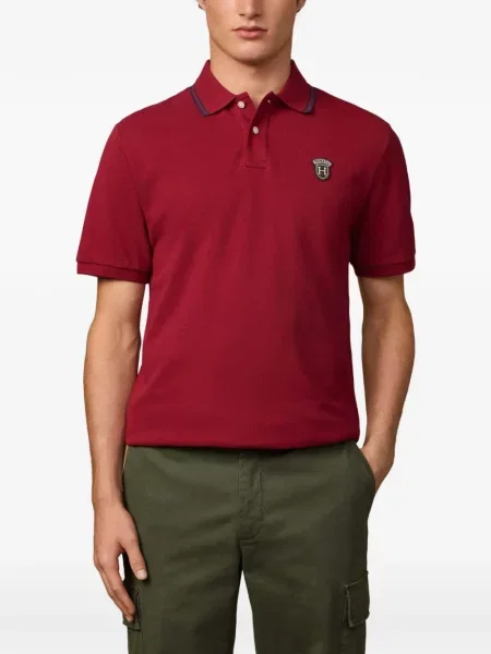 Tricou polo Hackett London roșu