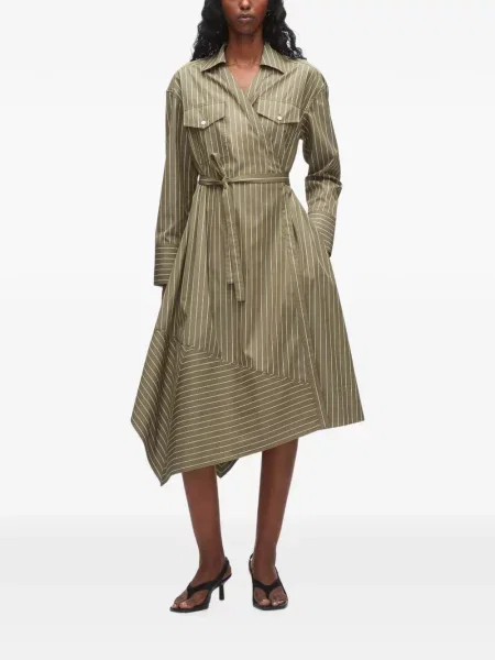 Asimetrična haljina 3.1 Phillip Lim zelena