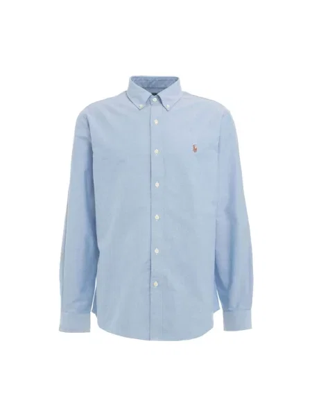 Koszula Polo Ralph Lauren z twillu niebieska