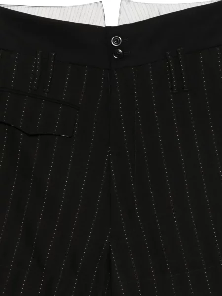 Prążkowany szorty Namacheko czarne