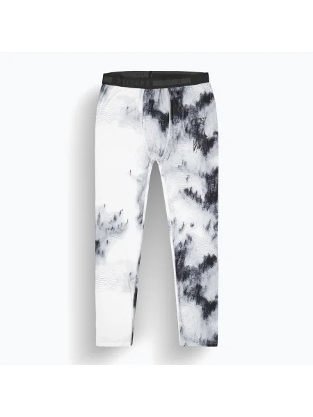 Termo kalhoty Picture Lhotse Printed snowy pine print bílé