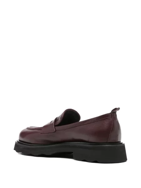 Pantofi loafer Pomme D´or din piele roșu