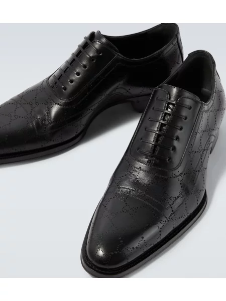 Kožený derby Gucci čierna