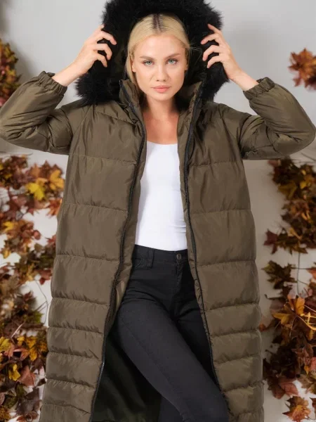 Płaszcz Dewberry brązowy