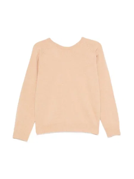 Dzianinowy sweter Maison Margiela brązowy