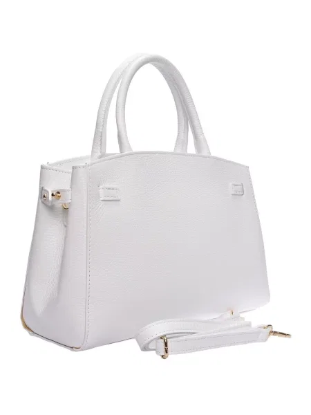 Geantă shopper Isabella Rhea alb