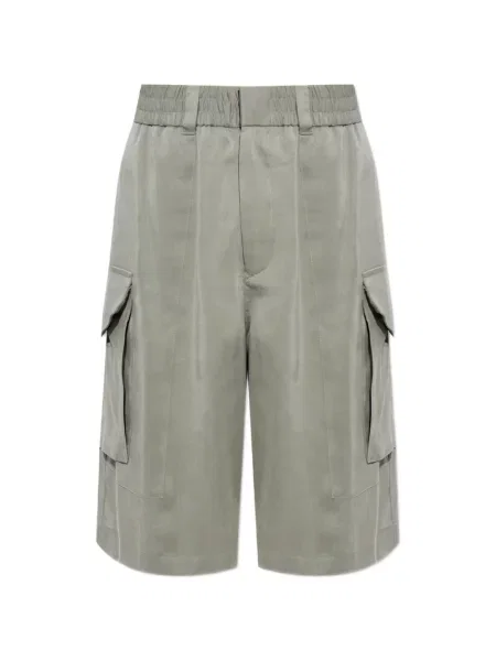 Pantaloni scurți cargo Giorgio Armani gri