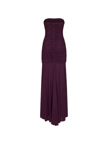 Rochie maxi Amen fără bretele violet