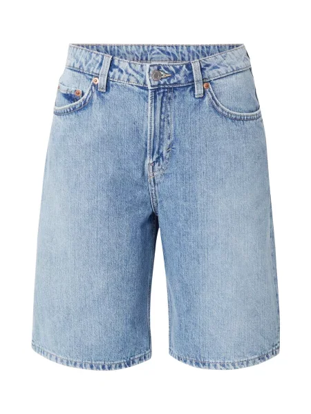 WEEKDAY Džínsy Monterey denim modrá