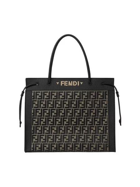 Shopperka Fendi brązowa