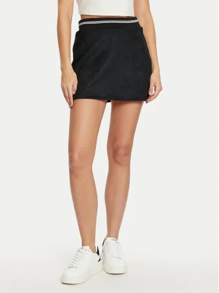 Пола Guess MONICA къса със стандартна кройка черно