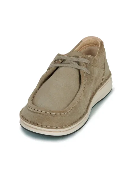 Pantofi Birkenstock cu toc plat bej