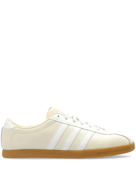 Geacă Adidas cu șireturi cu dungi cu platformă alb