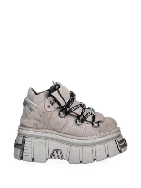 Botine New Rock cu platformă gri