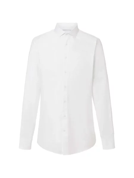 Cămașă Hackett London business din poplin alb
