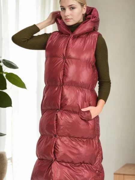 Vestă Dewberry bordo