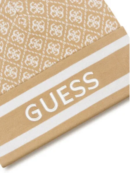 GUESS Čiapky / biela béžová