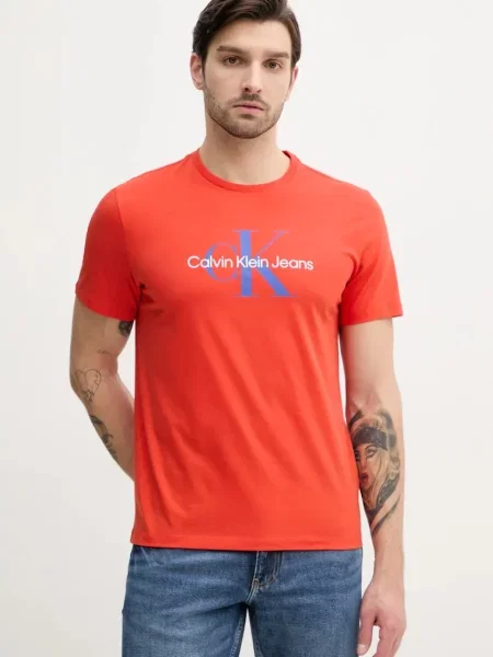 Calvin Klein Jeans majica narančasta