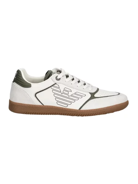Sneakersy Emporio Armani Ea7 beżowe