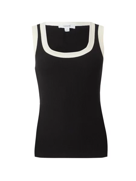 TOPSHOP Top RAJA negru alb