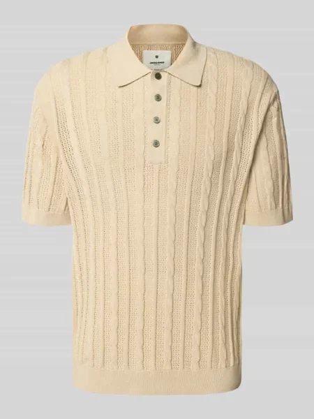 Koszulka polo z imitacji dzianiny model ‘MASON’ Jack & Jones Premium