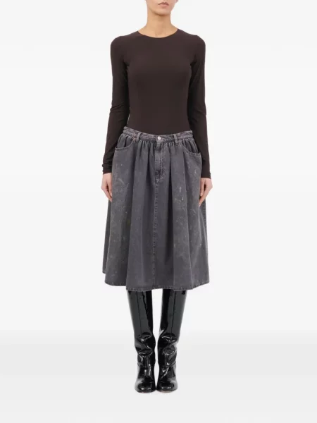Fustă Mm6 Maison Margiela gri