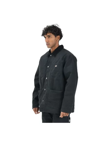 Kurtka Dickies Lined Chore Canvas Jacket Black XL czarna