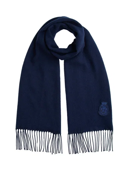 Fular Tommy Hilfiger de lână albastru