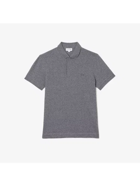Lacoste Koszulka Polo Smart Paris Z Elastycznej Bawełny szara