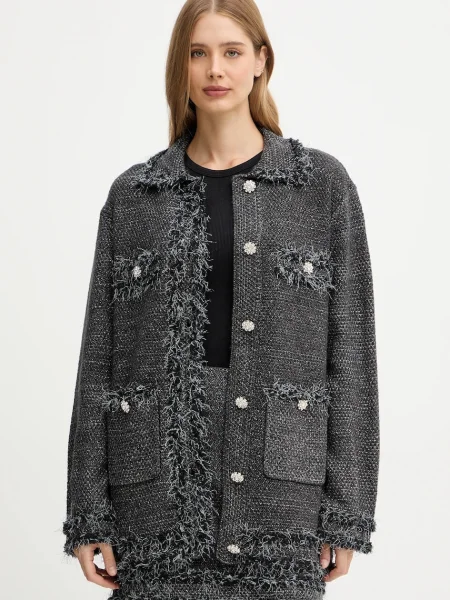 Жилетка Blugirl Blumarine дамска от топла материя черно