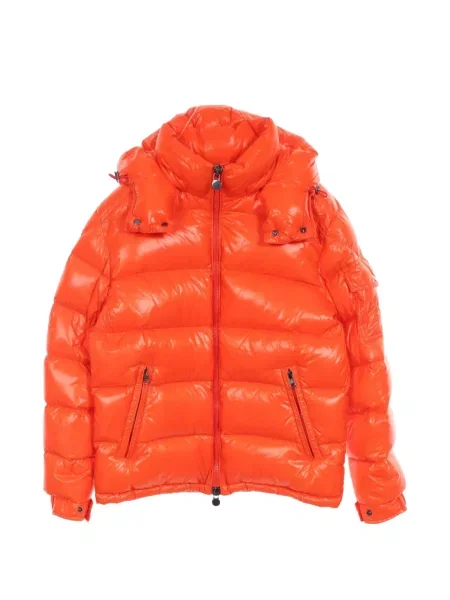 Páperová bunda Moncler Maya oranžová