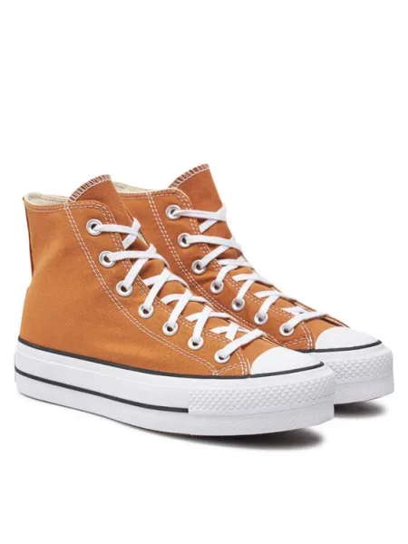 Teniși Converse Chuck Taylor All Star Lift Platform Hi portocaliu