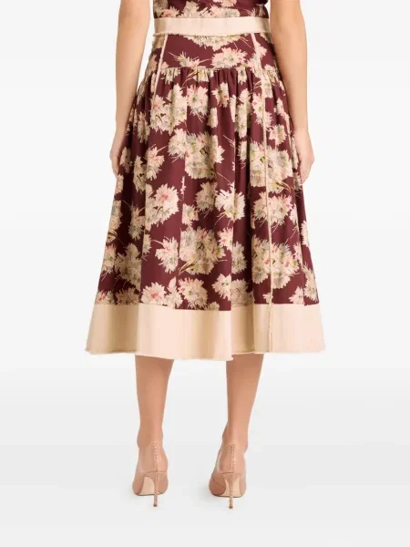 Fustă Cinq A Sept roșu