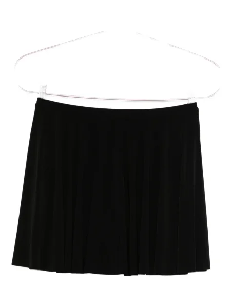 Mały spódnica plisowana Norma Kamali czarna