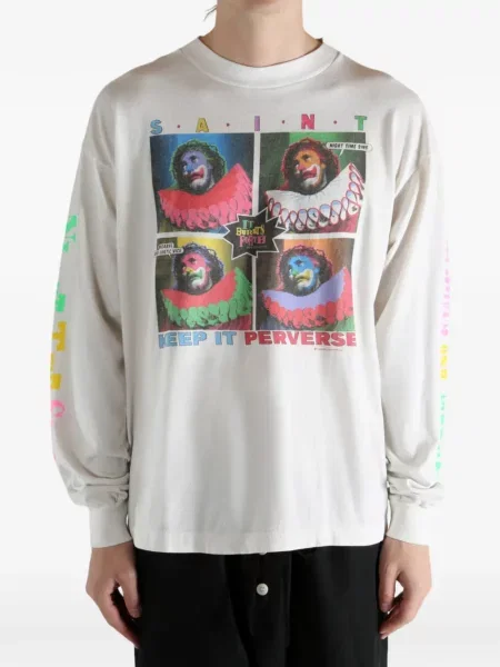 Tricou Saint Mxxxxxx alb