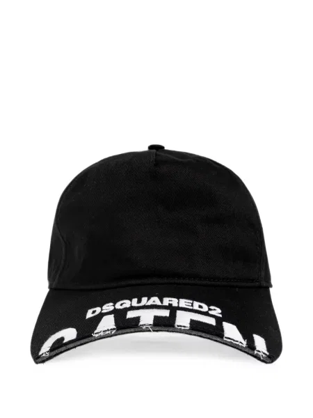 Șapcă Dsquared2 cu autograf negru