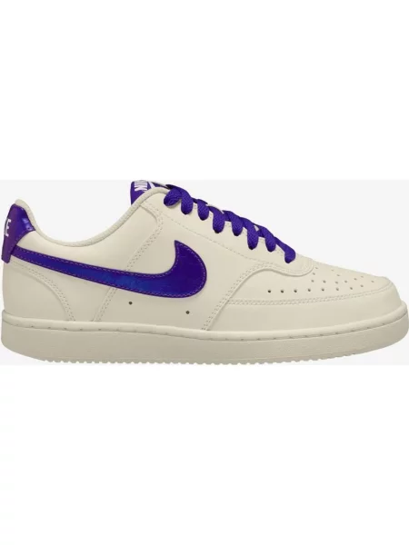 Buty do biegania Nike Court Vision Low SE beżowy fioletowy 36 białe
