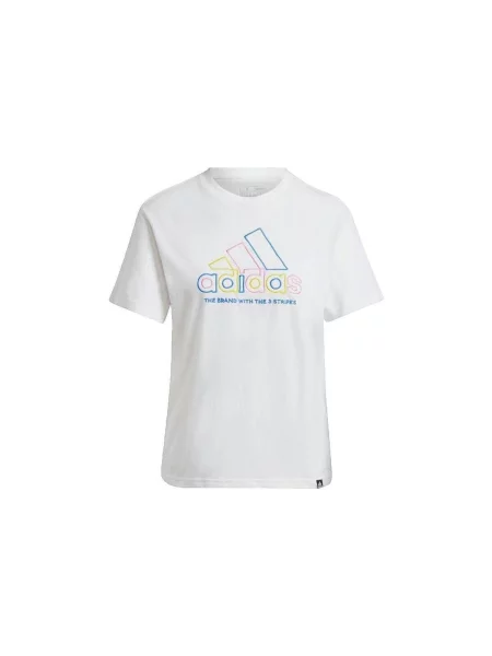 Tricou Adidas cu autograf alb