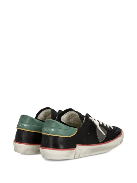 Sneakerși Philippe Model Paris din piele de căprioară negru