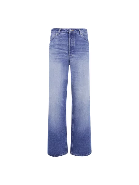 Szerokie jeansy A.p.c. niebieskie