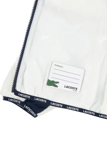 Kurtka dziecięca Lacoste biała
