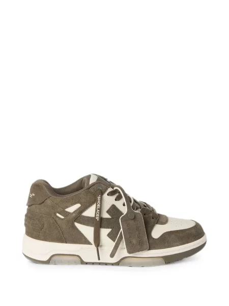 Sneakerși Off-white business alb