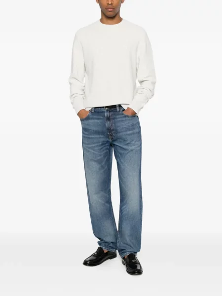 Pulover Calvin Klein cu broderie gri
