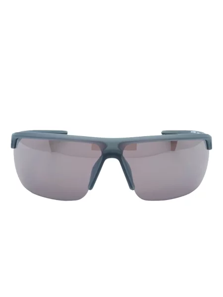 Ochelari de soare Nike cu cordon din jerseu cu imprimeu abstract gri