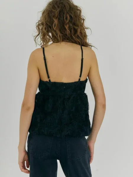 NORR Top Rose' negru