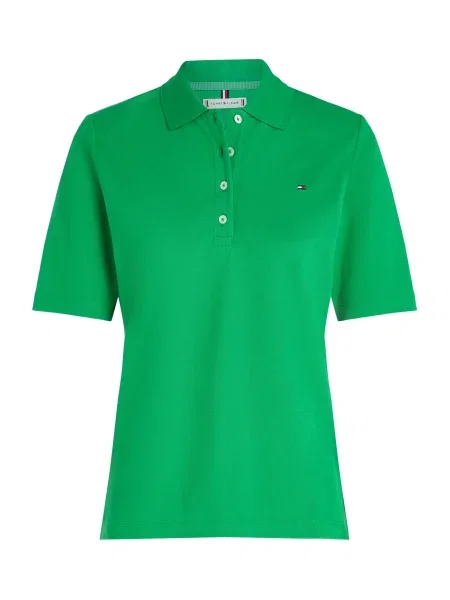 Tommy Hilfiger Polo marškinėliai Regular Fit žalia