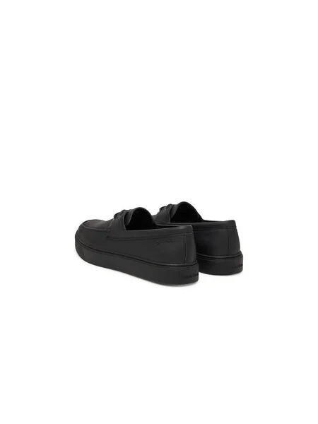 Poltopánky Calvin Klein Hybrid Clean Boat Shoe Lth čierna