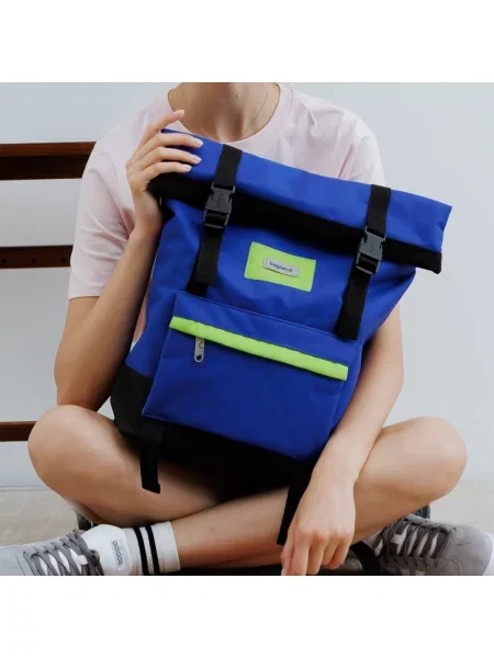 Рюкзак роллтоп Holder електрик/чорний чорний